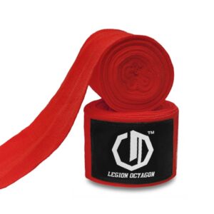 Boxing hand wraps Legion Octagon standard red