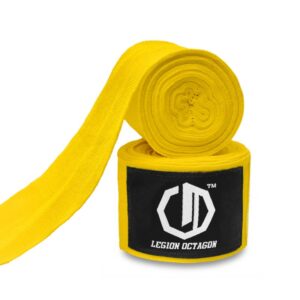 Boxing hand wraps Legion Octagon standard yellow