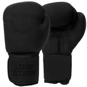 BOXING GLOVES LEGION OCTAGON GIANT LETHER BLACK/BLACK