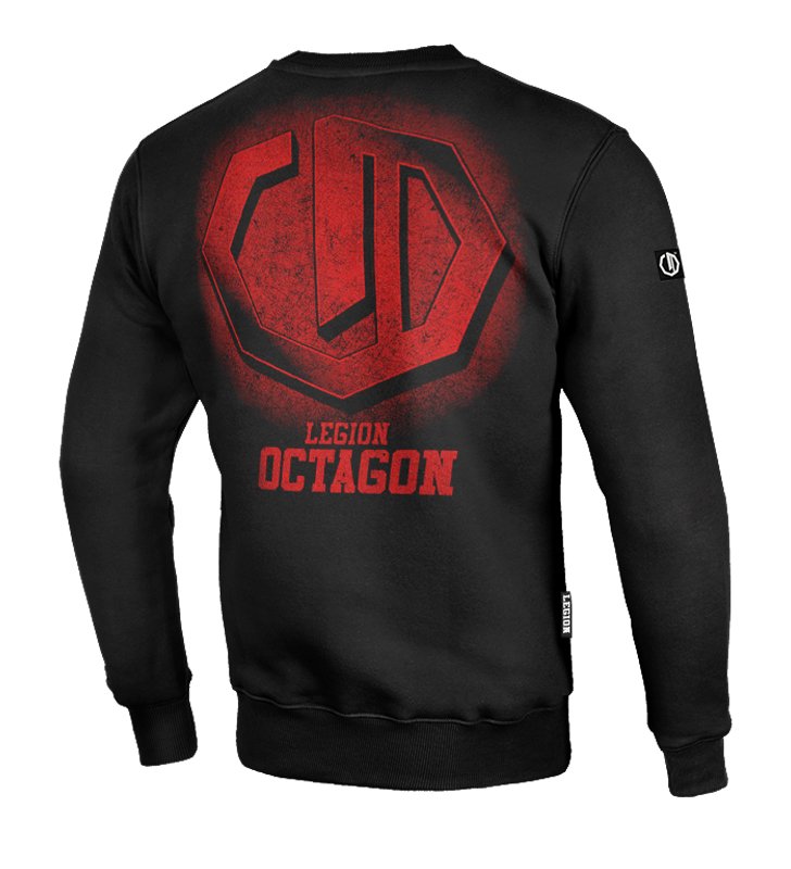 Legion Octagon Bluza CONQUEST black/red bez kaptura: imagen 1