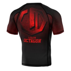 Legion Octagon Rashguard Conquest black/red