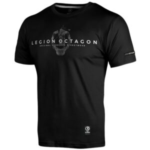 Legion Octagon T-shirt Skull Logo black