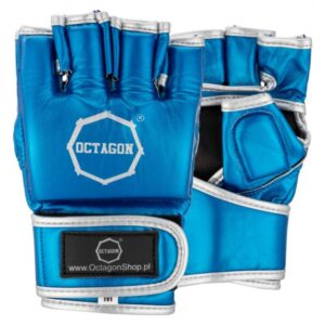 rekawice MMA Octagon Metallic blue