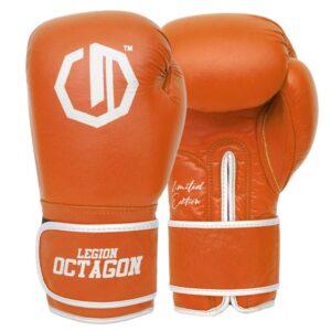 BOXING GLOVES LEGION OCTAGON LIMITED EDITION LEATHER COPPER-SILVER