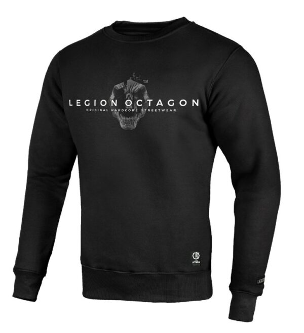 Legion Octagon Bluza SKULL black bez kaptura
