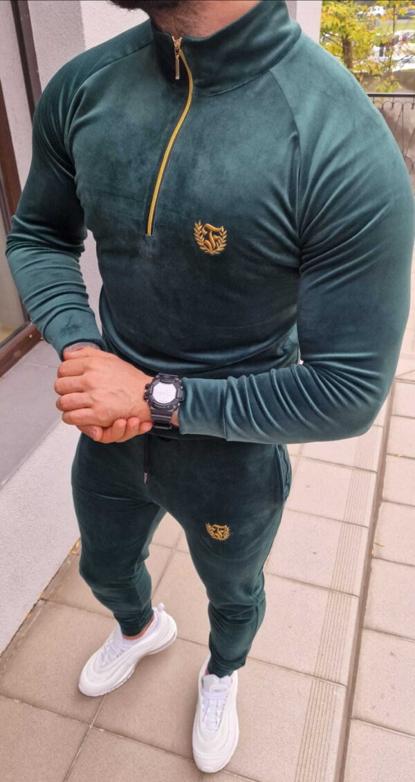 SKLEP FURIA Chandal terciopelo verde
