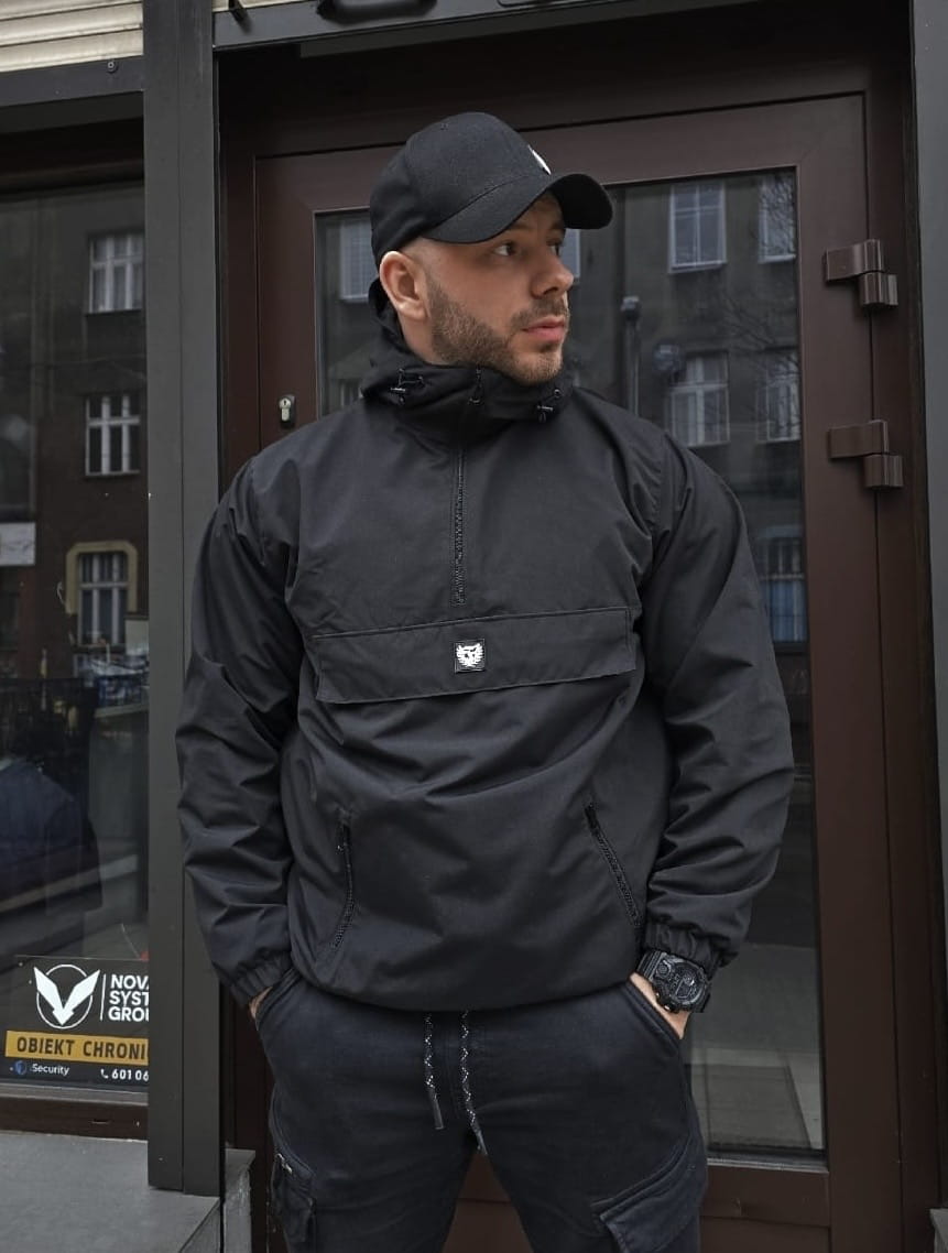 SKLEP FURIA Sudadera canguro negra: imagen 1