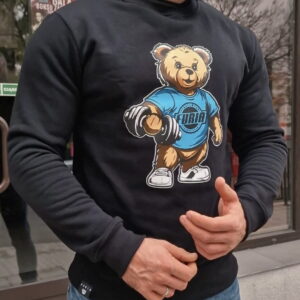 SKLEP FURIA Sudadera negra TEDDY