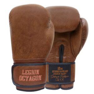 BOXING GLOVES LEGION OCTAGON PRO OLDSCHOOL BROWN