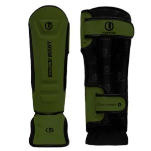 SHIN GUARDS LEGION OCTAGON ENFORCER ARMY GREEN: imagen 2