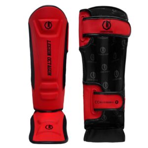 SHIN GUARDS LEGION OCTAGON ENFORCER BURGUNDY: imagen 2