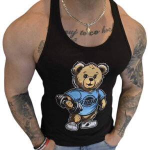 SKLEP FURIA Camiseta sin mangas negra TEDDY: imagen 2