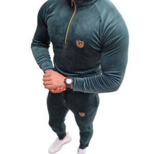 SKLEP FURIA Chandal terciopelo verde: imagen 2