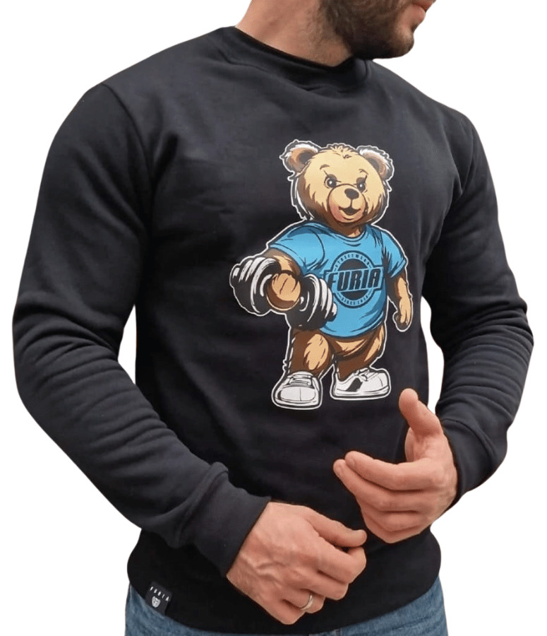 SKLEP FURIA Sudadera negra TEDDY: imagen 2