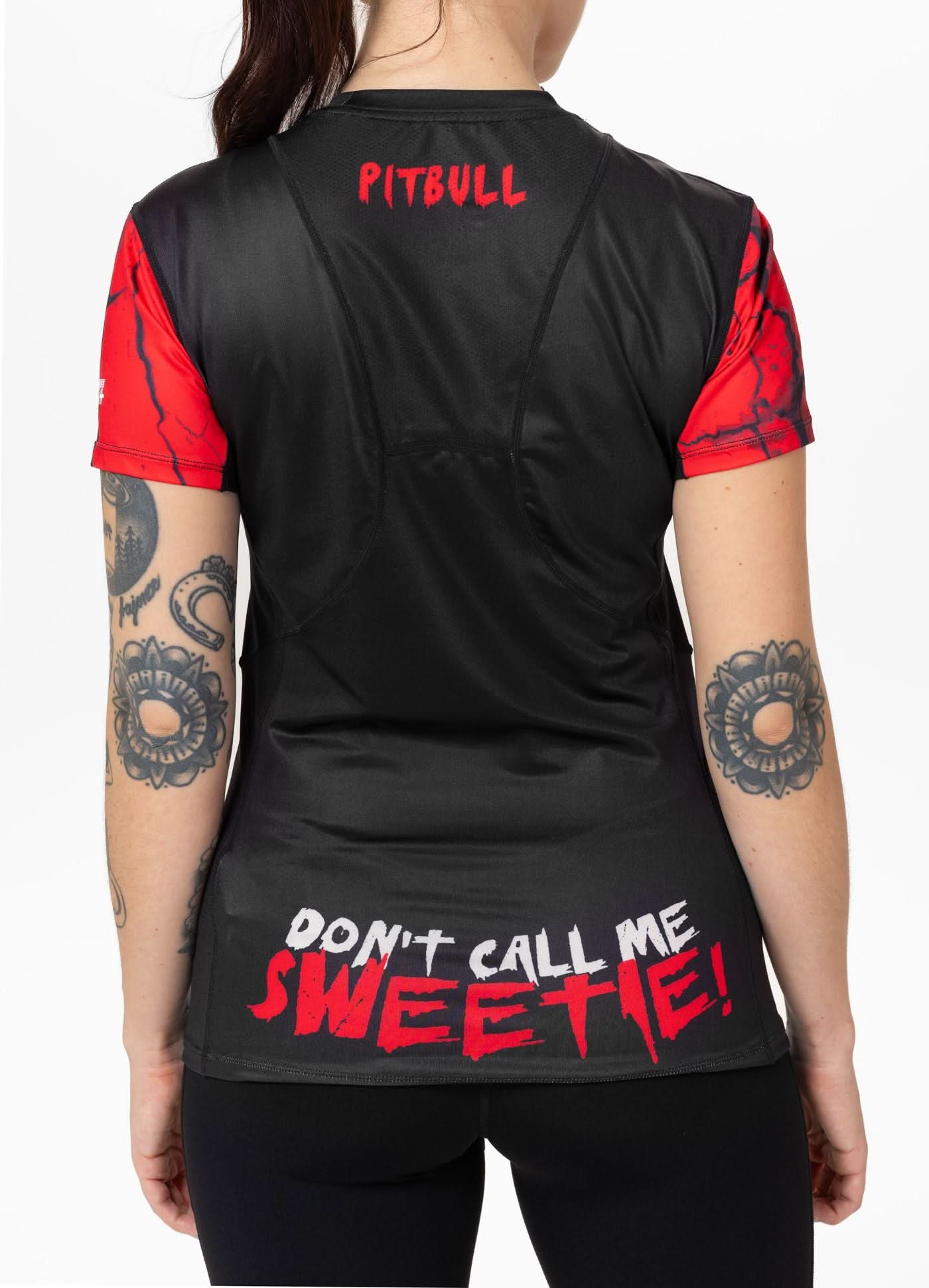 Women Performance T-shirt mesh Sweetie-Chu black: imagen 2
