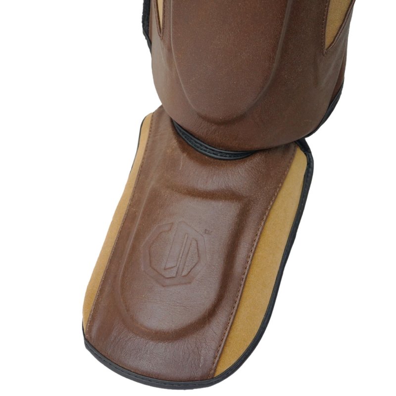 SHIN GUARDS LEGION OCTAGON PRO OLDSCHOOL BROWN: imagen 3