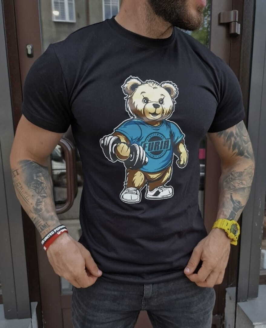 SKLEP FURIA Camiseta negra TEDDY: imagen 3