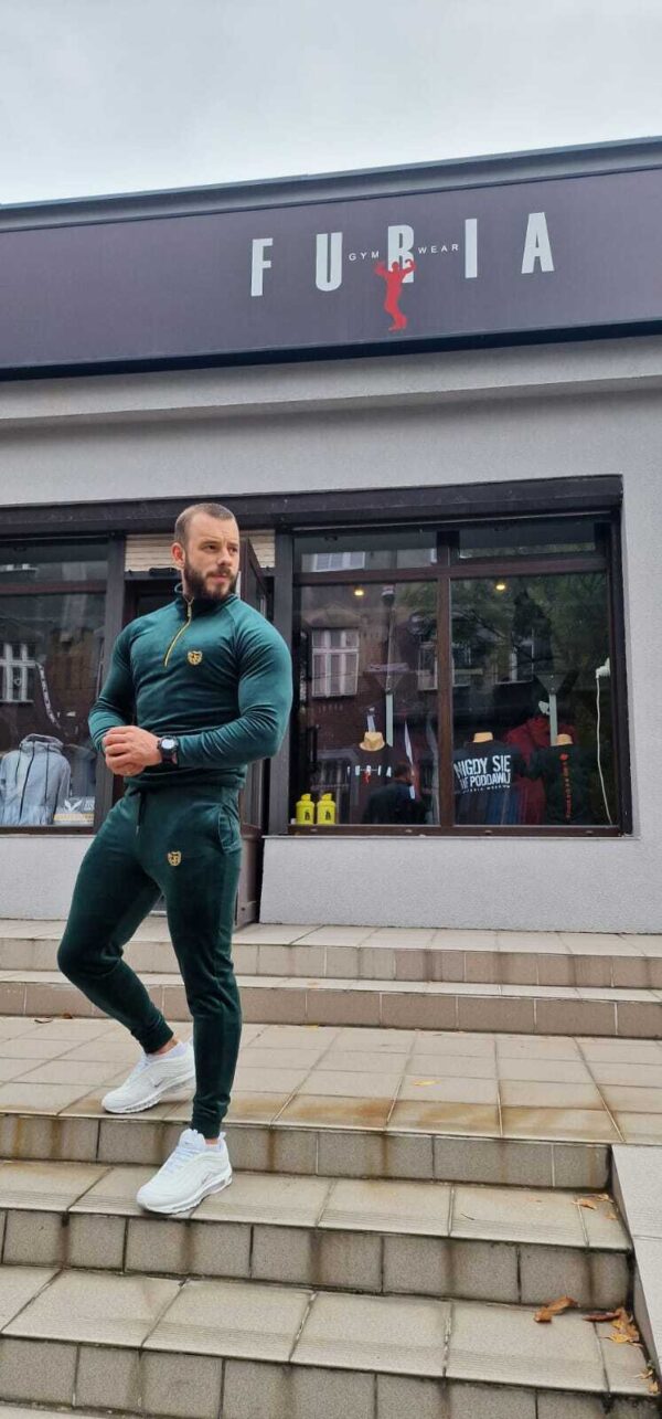 SKLEP FURIA Chandal terciopelo verde