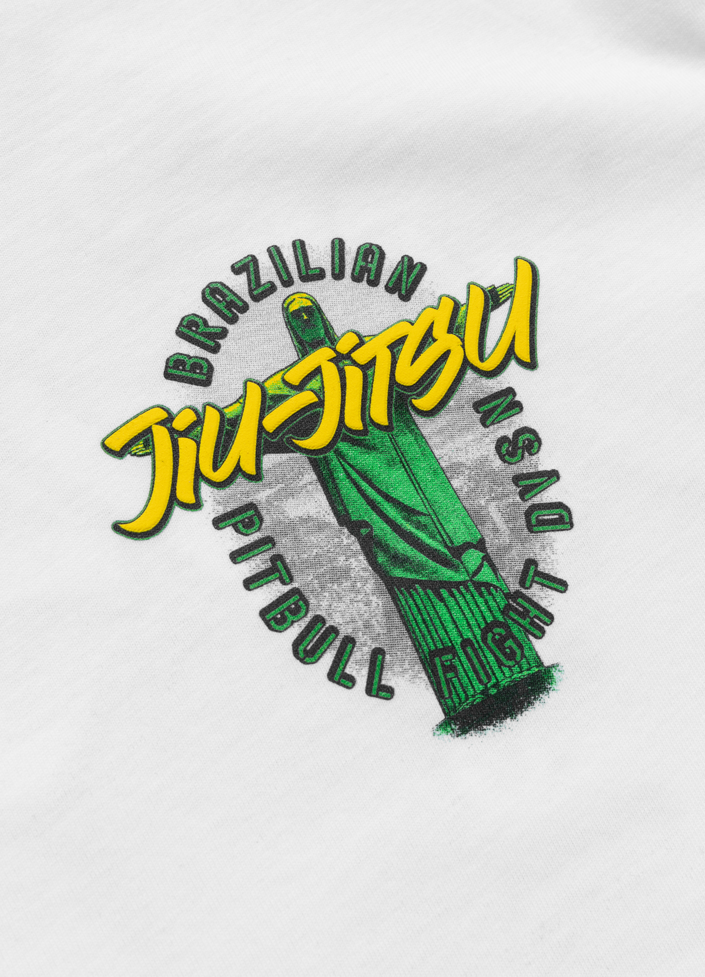 T-SHIRT BJJ FIGHT DVSN WHITE: imagen 3