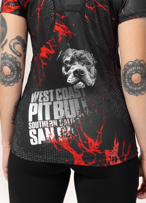 Women Performance T-shirt mesh Blood Dog Black