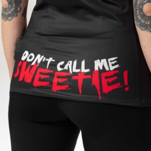 Women Performance T-shirt mesh Sweetie-Chu black: imagen 3