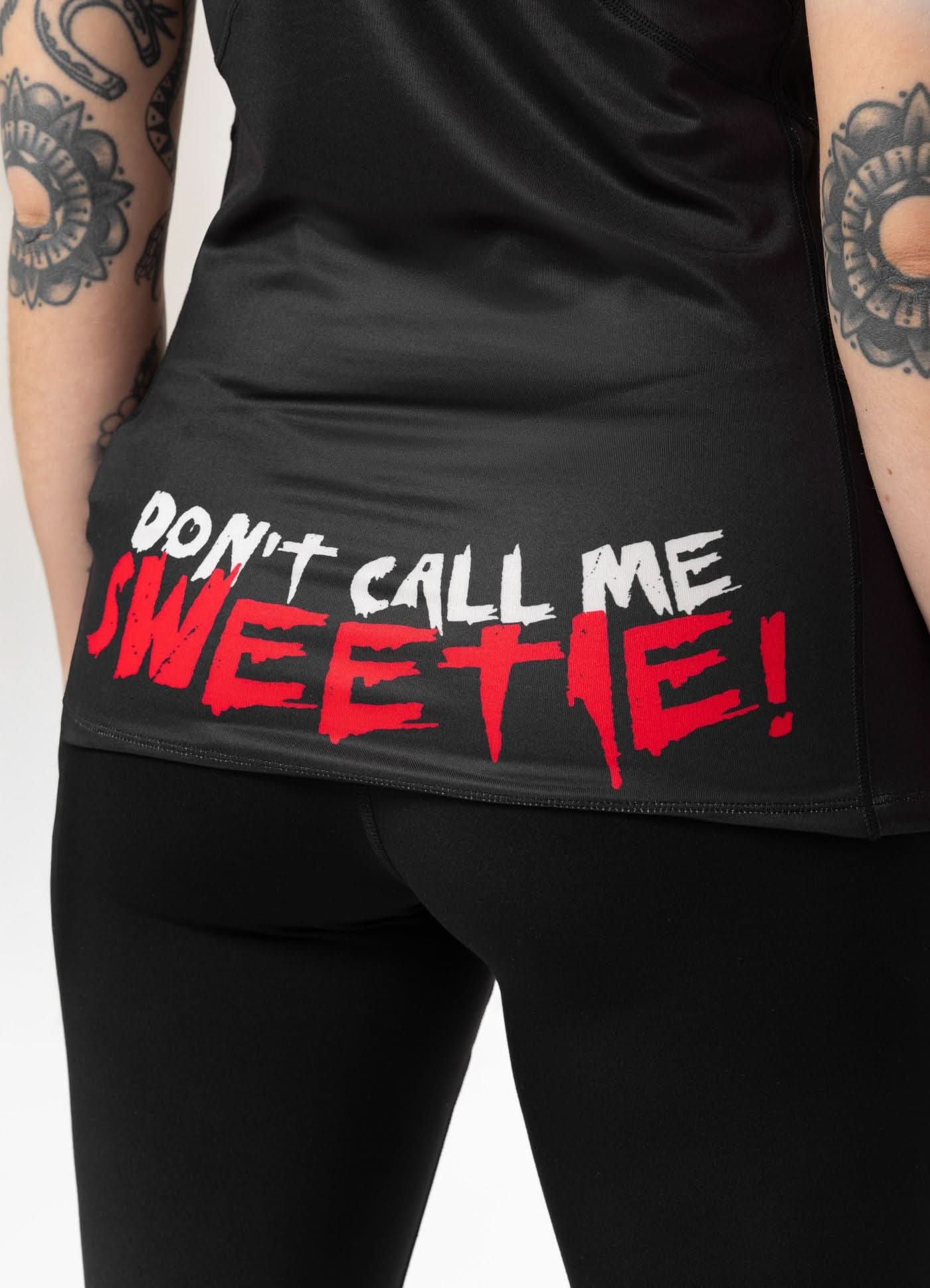 Women Performance T-shirt mesh Sweetie-Chu black: imagen 3