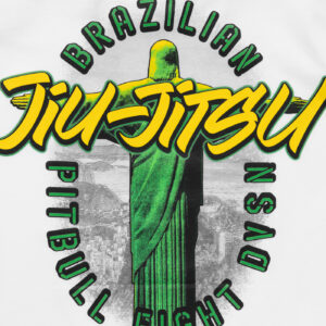 T-SHIRT BJJ FIGHT DVSN WHITE: imagen 4