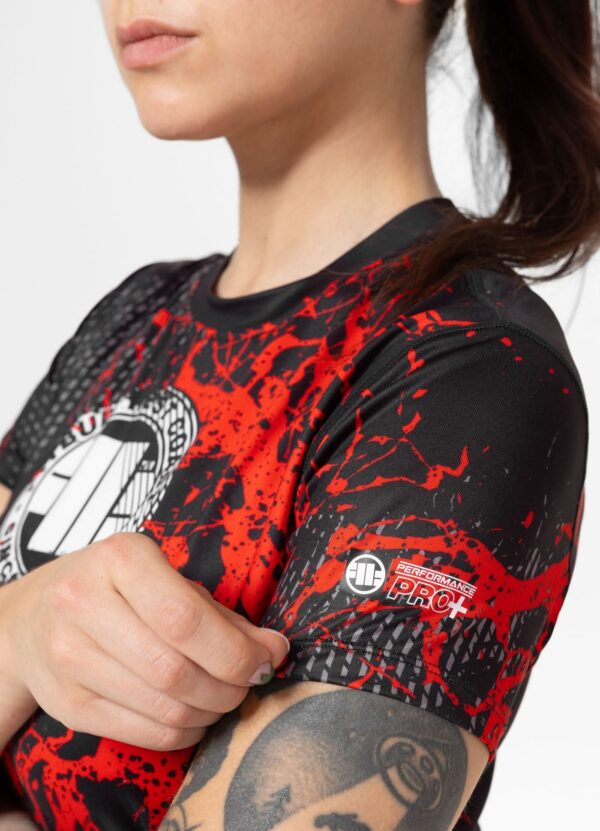 Women Performance T-shirt mesh Blood Dog Black