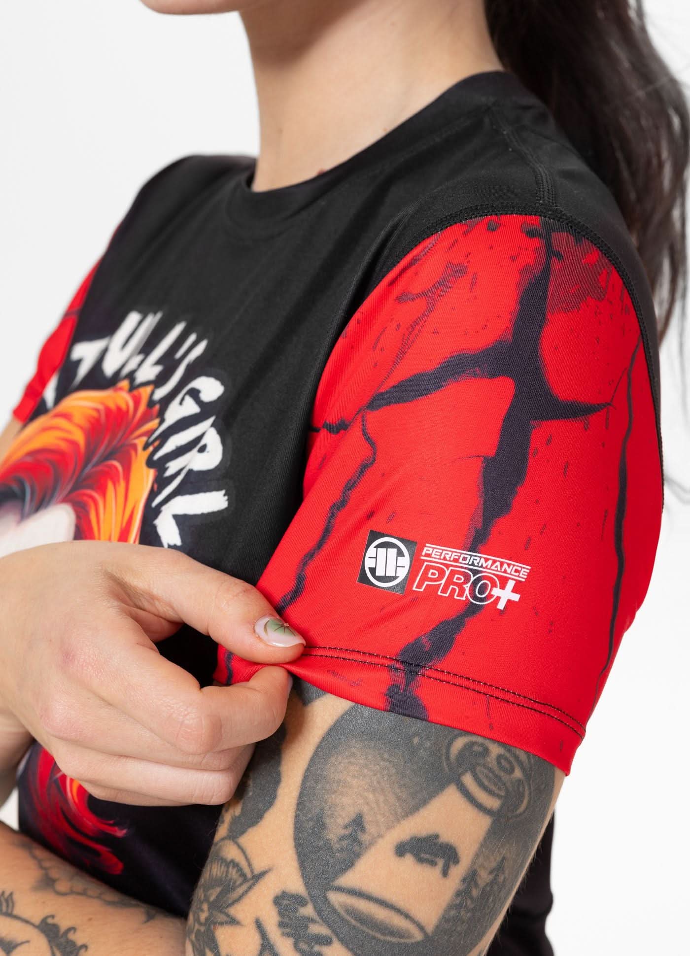 Women Performance T-shirt mesh Sweetie-Chu black: imagen 4